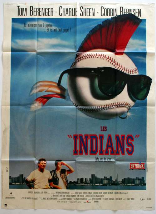 47 x 63 movie poster from MAJOR LEAGUE (1989)