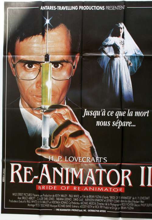 Affiche de cinéma 120 x 160 du film RE-ANIMATOR 2 (1989)