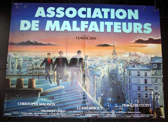 Association De Malfaiteurs Streaming Affiche de cinéma 60 x 80 du film ASSOCIATION DE MALFAITEURS (1987)