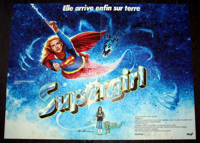 Affiche De Cin ma 60 X 80 Du Film SUPERGIRL 1984 