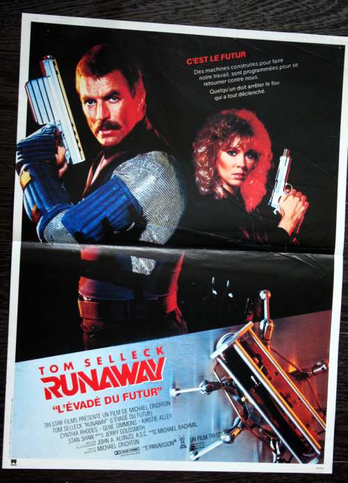 23" x 16" movie poster from RUNAWAY (1984)