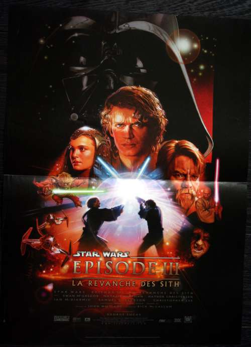 Affiches de cinéma 60 x 40 du film STAR WARS EPISODE III LA REVANCHE DES SITH (2005)