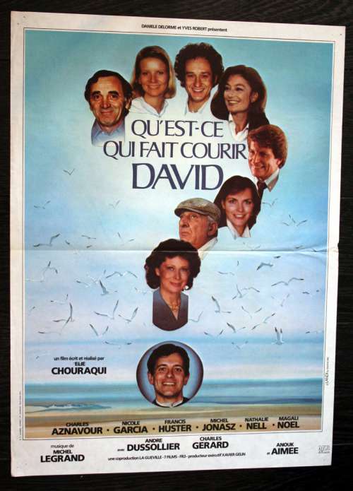 Qu Est Ce Qui Fait Courir David Affiches de cinéma 60 x 40 du film QU'EST-CE QUI FAIT COURIR DAVID? (1982)