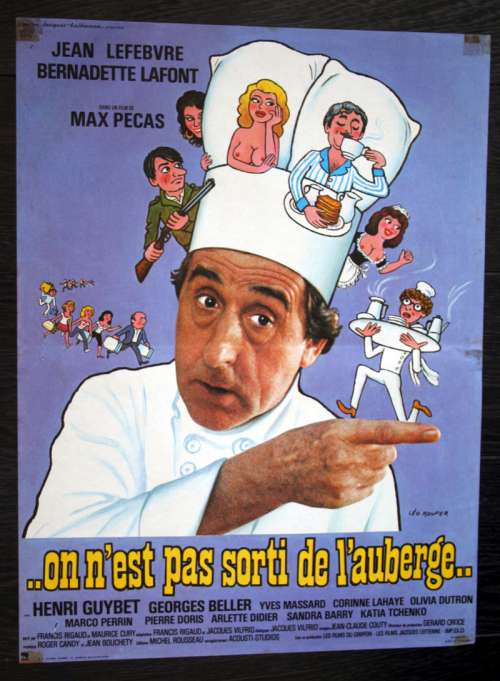 On N Est Pas Sortis De L Auberge Affiches de cinéma 60 x 40 du film ON N'EST PAS SORTI DE L'AUBERGE (1982)