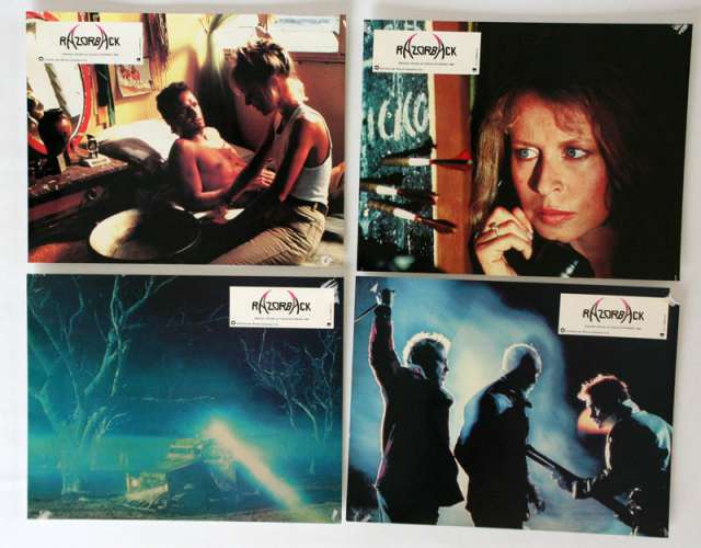 8 movie stills from RAZORBACK (1984)