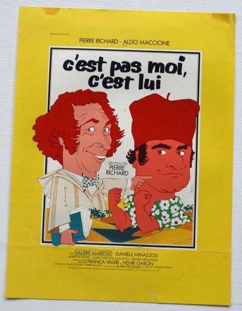 C'est Pas Moi C'est Lui Streaming Synopsis du film C'EST PAS MOI, C'EST LUI (1980)