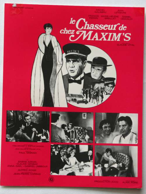 Synopsis du film LE CHASSEUR DE CHEZ MAXIM'S (1976)